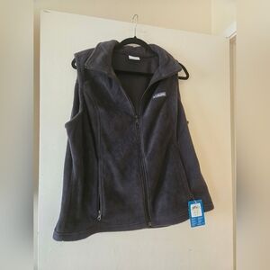 Columbia Gray Fleece Vest